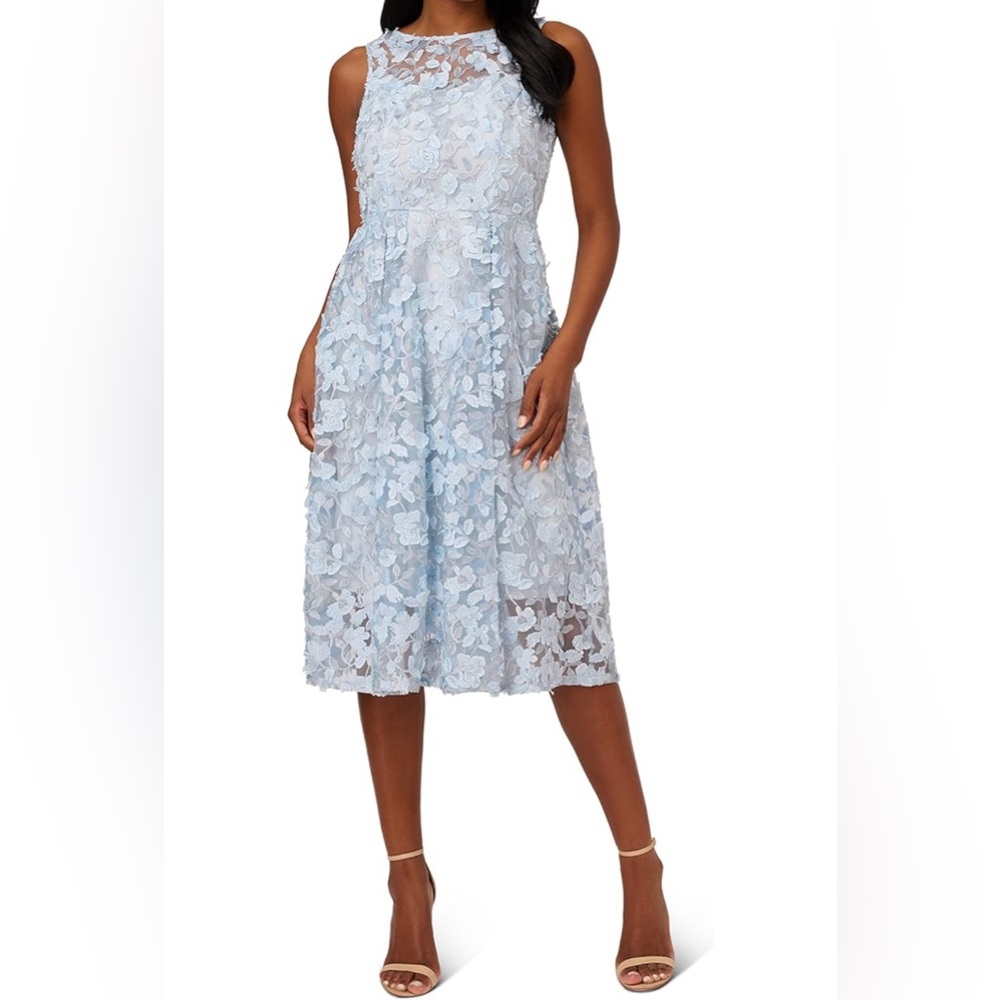 BRAND NEW, NEVER WORN - Adrianna Papell Dress (Women’s, Light Blue)